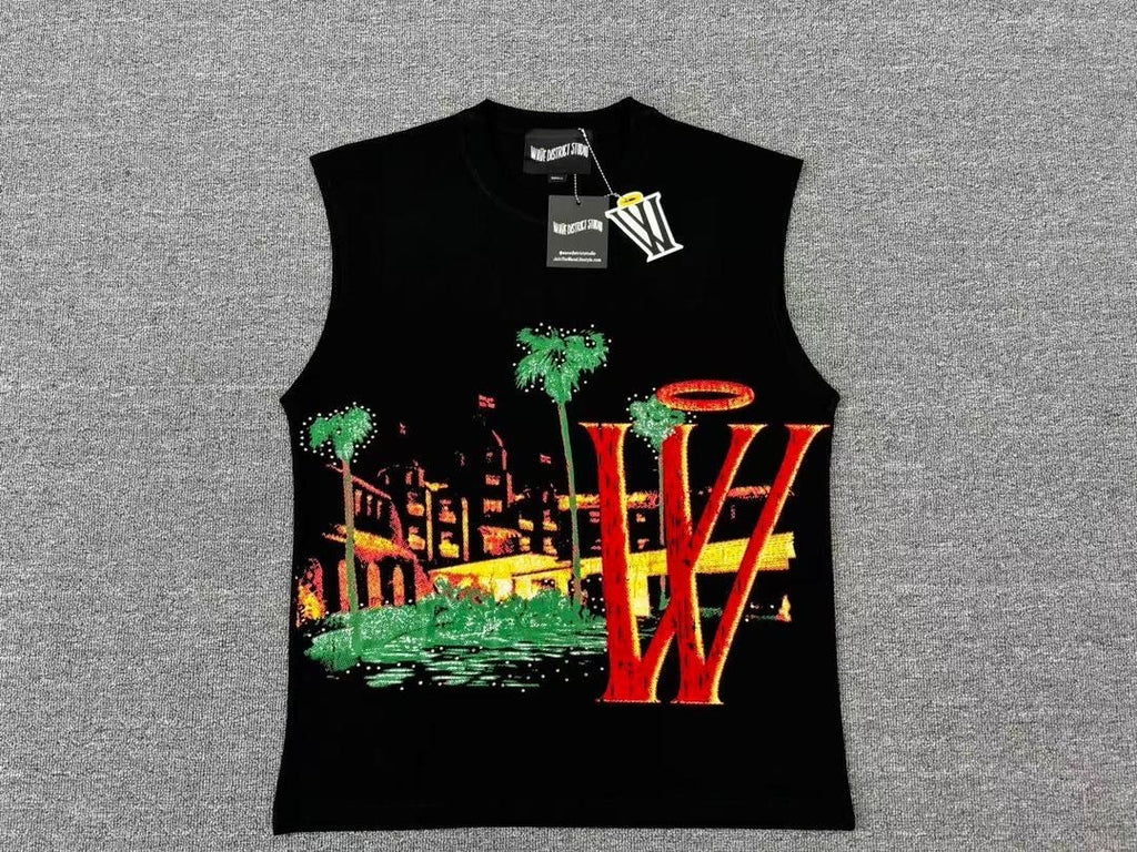 PATRIA & LIBERTAD (WHITE) SLEEVELESS (WDS-SLOO2B)
