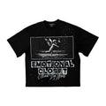 MIXED EMOTION SCAR TEE BLACK