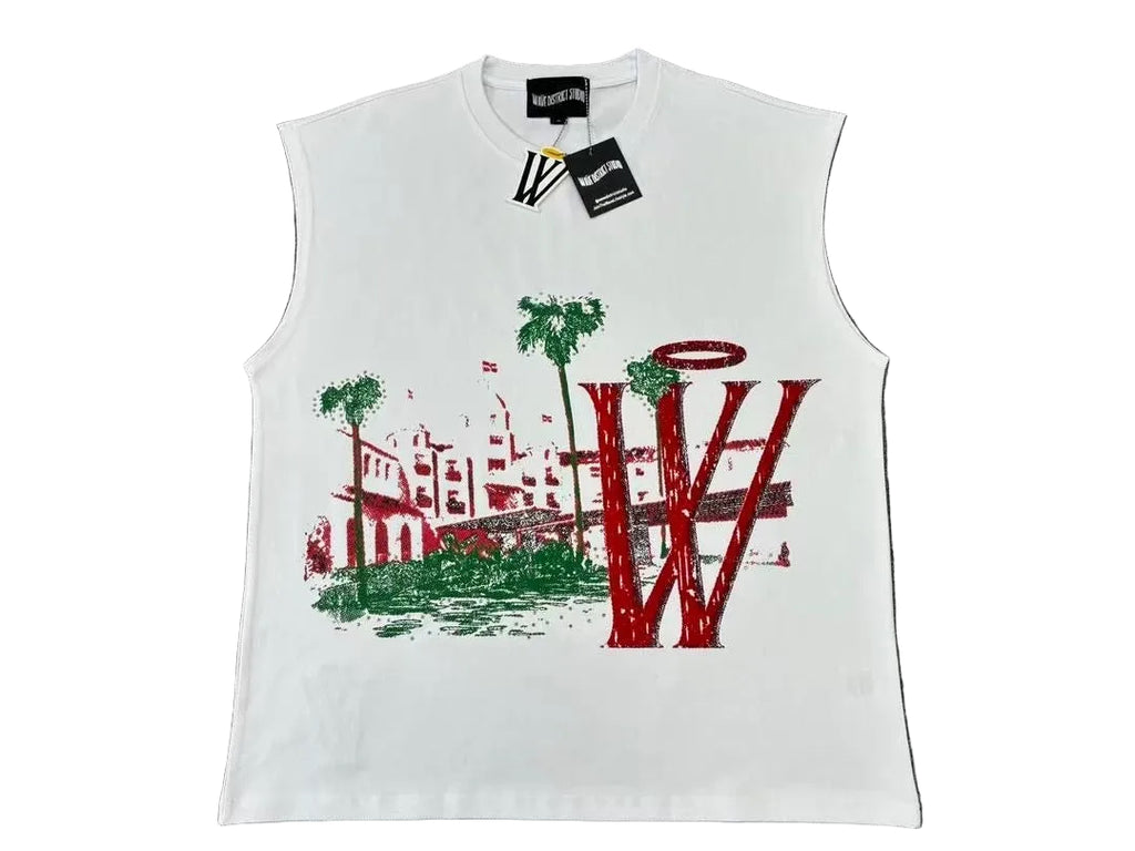 PATRIA & LIBERTAD (WHITE) SLEEVELESS (WDS-SLOO2B)