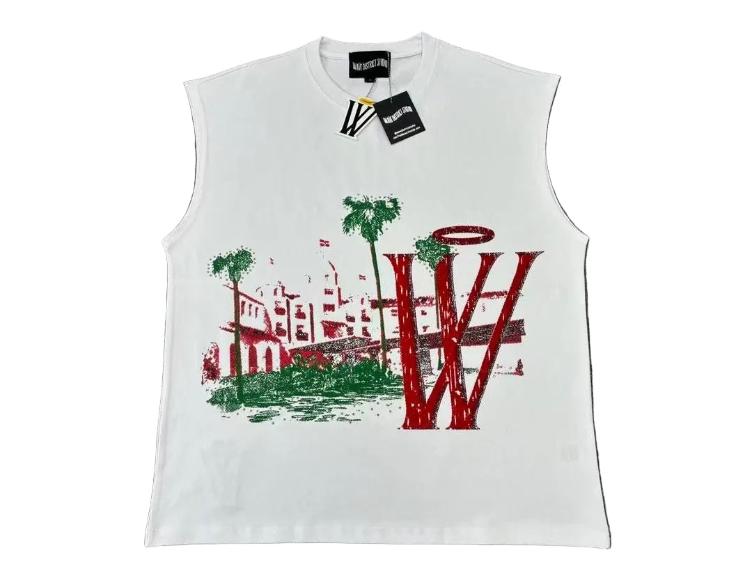 PATRIA & LIBERTAD (WHITE) SLEEVELESS (WDS-SLOO2B)