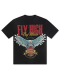 ROKU STUDIO FLY HIGH BOXY TEE - BLACK