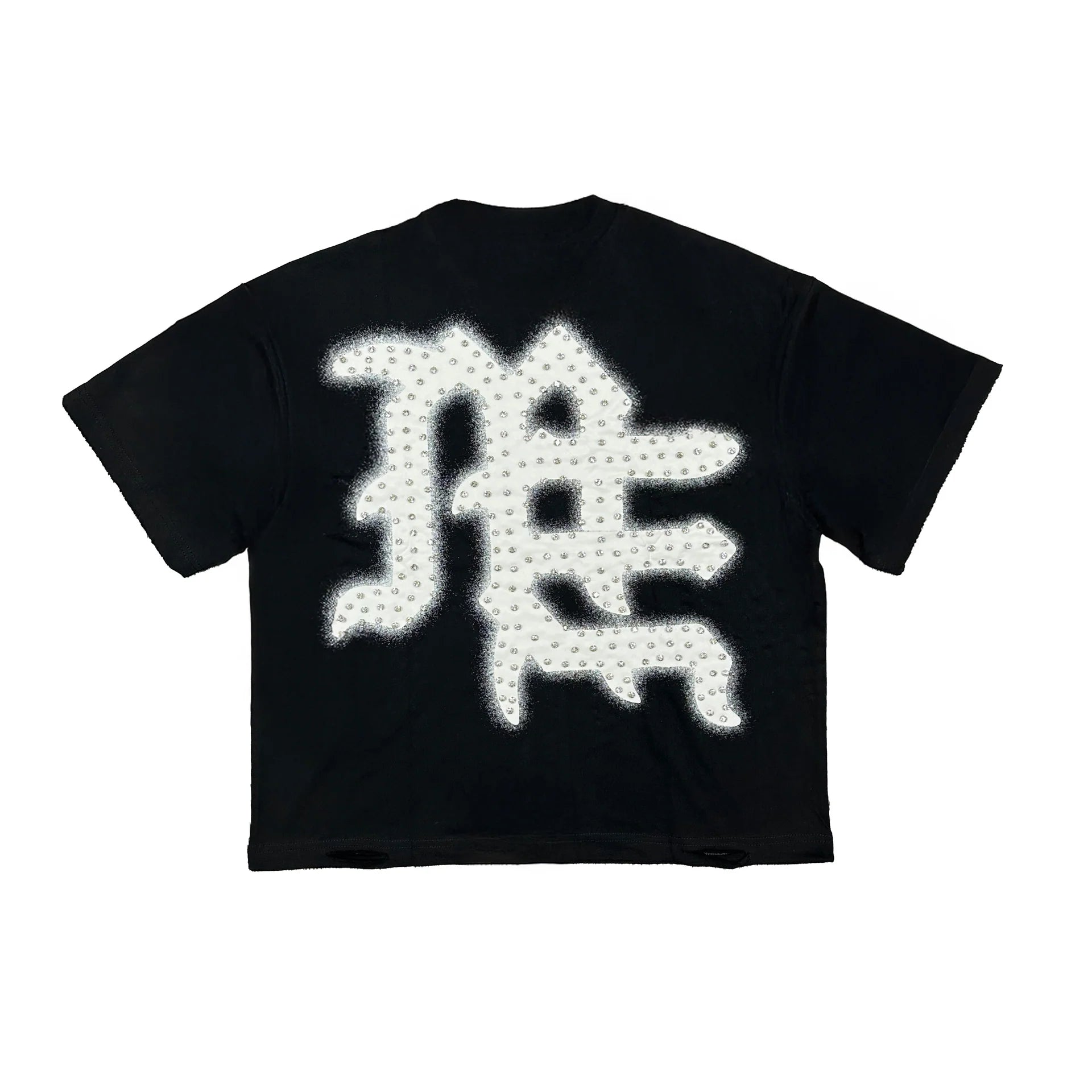 MIXED EMOTION END RHINESTONE TEE