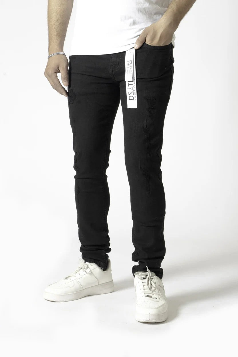 Premium Disaster BLACK 3D RIPPED - BLACK