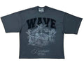 MR WAVE PICASSO TEE BLACK