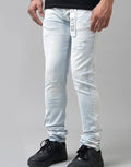 Premium Disaster ICE BLUE - ULTRA SKINNY STRETCH DENIM (DZTR-422 ICE BLUE N)