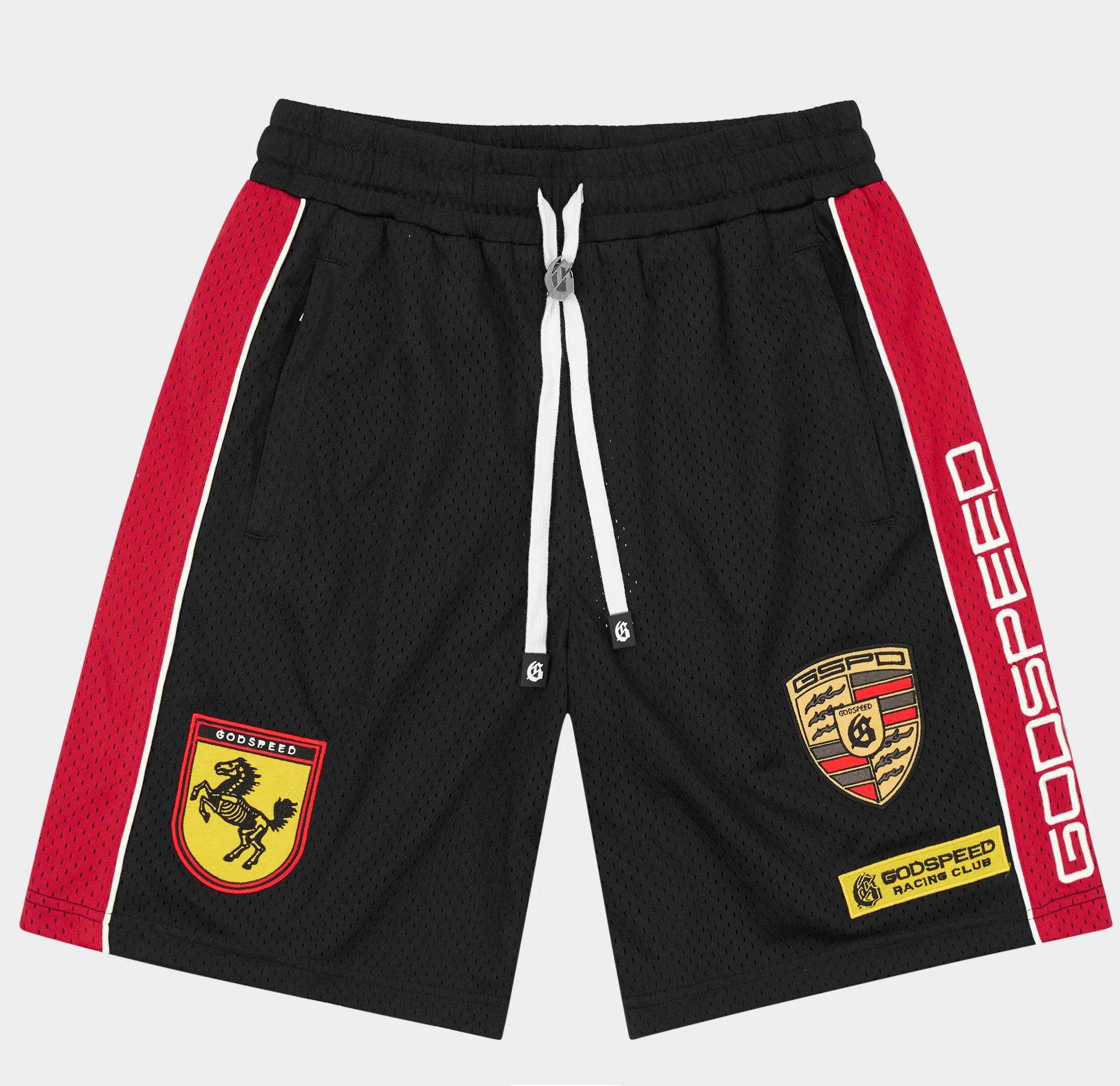 GODSPEED GCR-M-O-SHORTS-BLK-RED