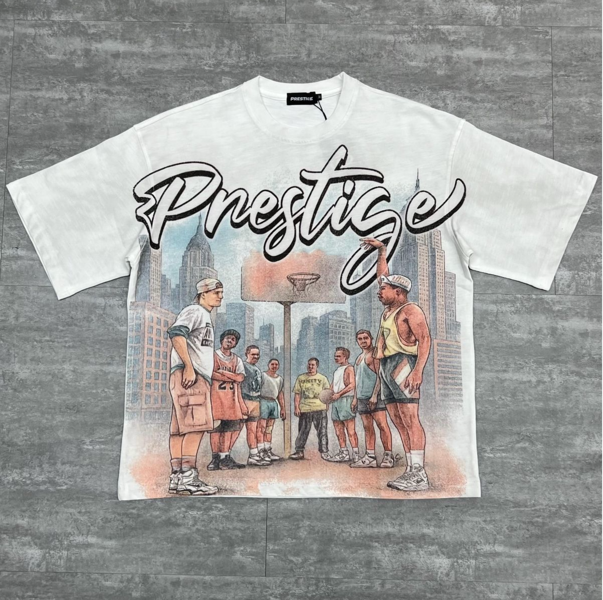 PRESTIGE | WHITE MAN CANT JUMP TEE