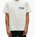 PURPLE PAINTED WORDMARK TEE