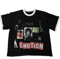 MIXED EMOTION Black “Static” Tee