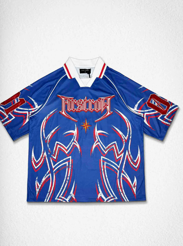 FIRST ROW AXIS OF FLAME SHORT SLV SPORTS JERSEY