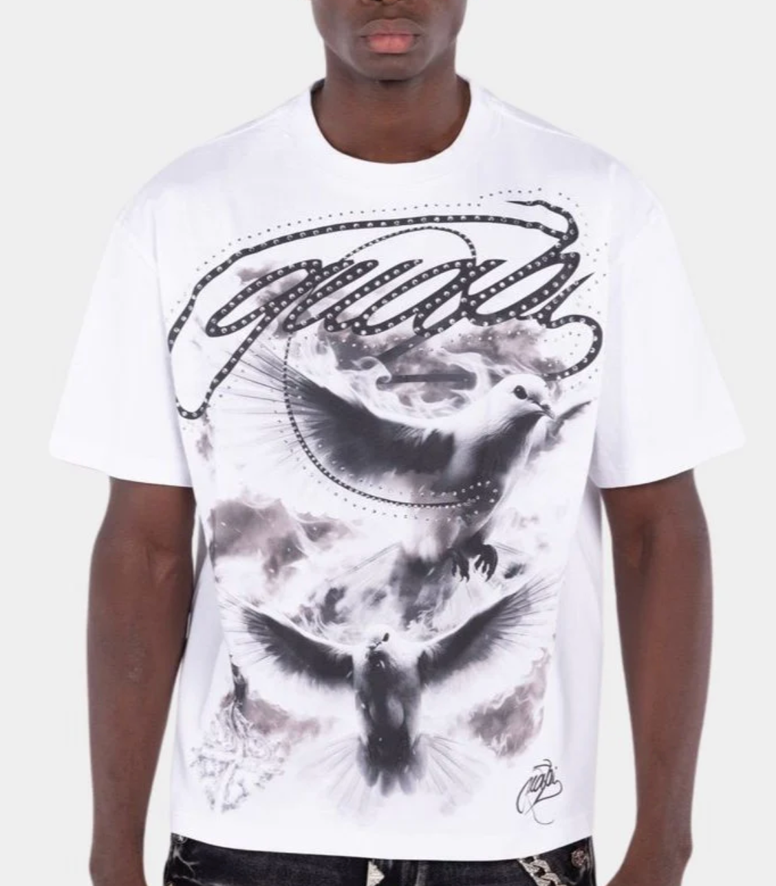 Guapi Ascension Rhinestone Graphic T-Shirt