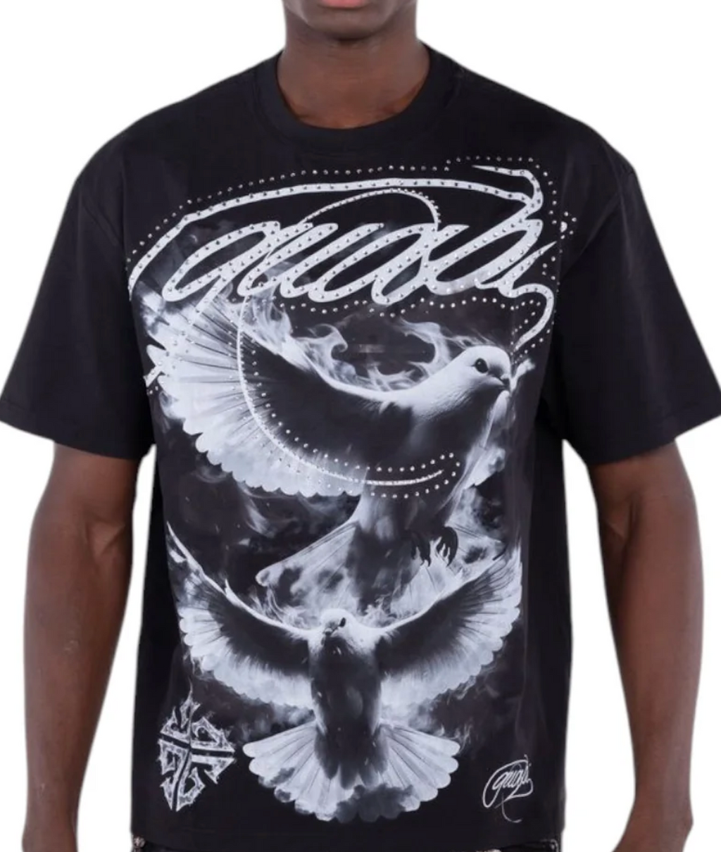 Guapi Ascension Rhinestone Graphic T-Shirt