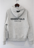 FEAR OF GOD ESSENTIALS HOODIELIGHT OATMEAL