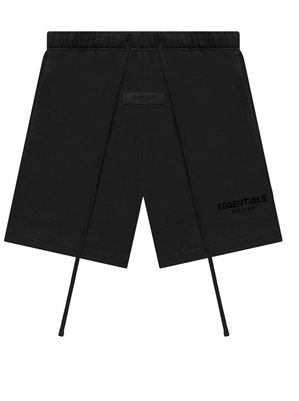 FEAR OF GOD ESSENTIALS SWEATSHORT STRETCH LIMO/BLACK