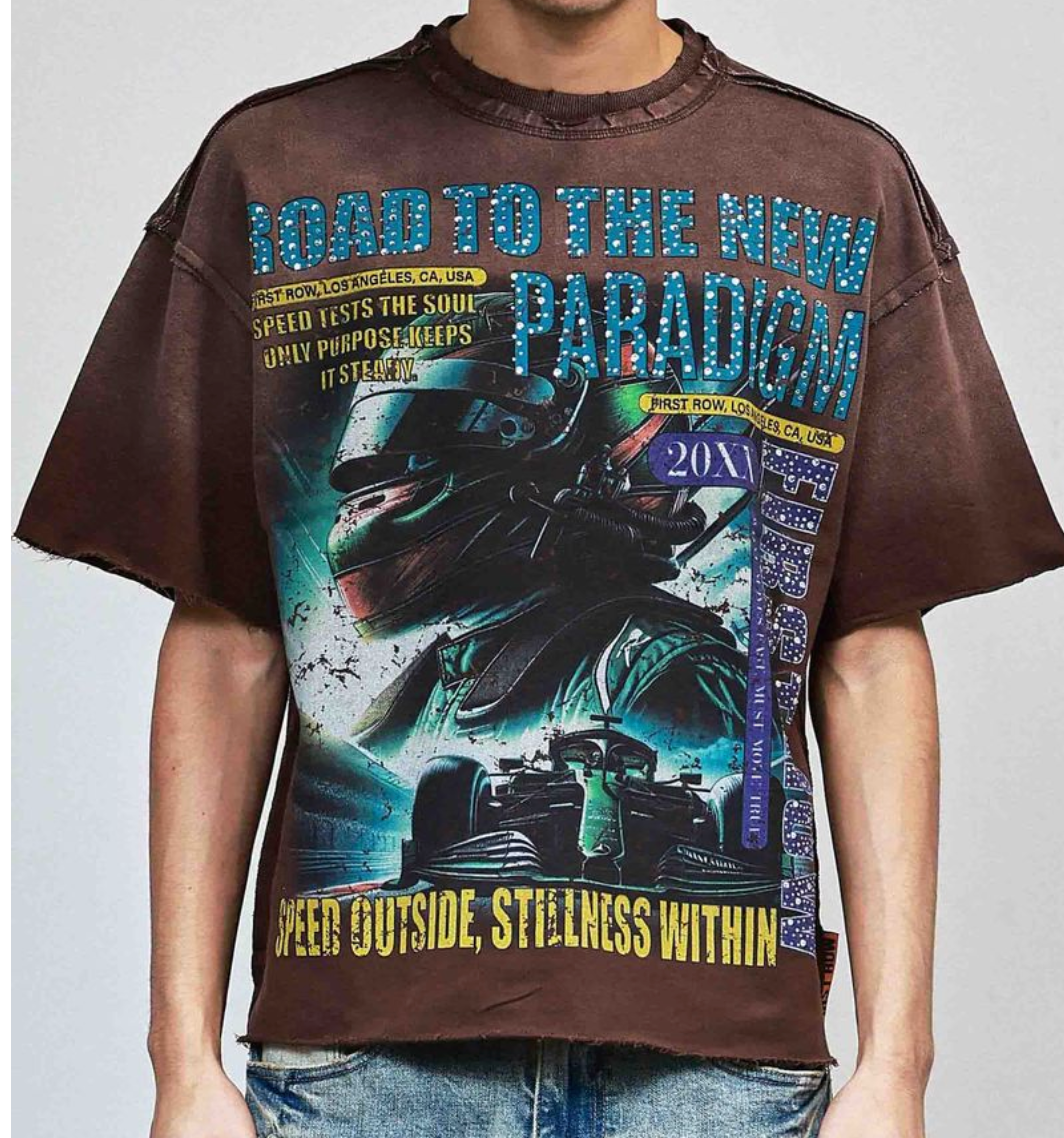 First Row New Paradigm Steady T-Shirt (Brown)
