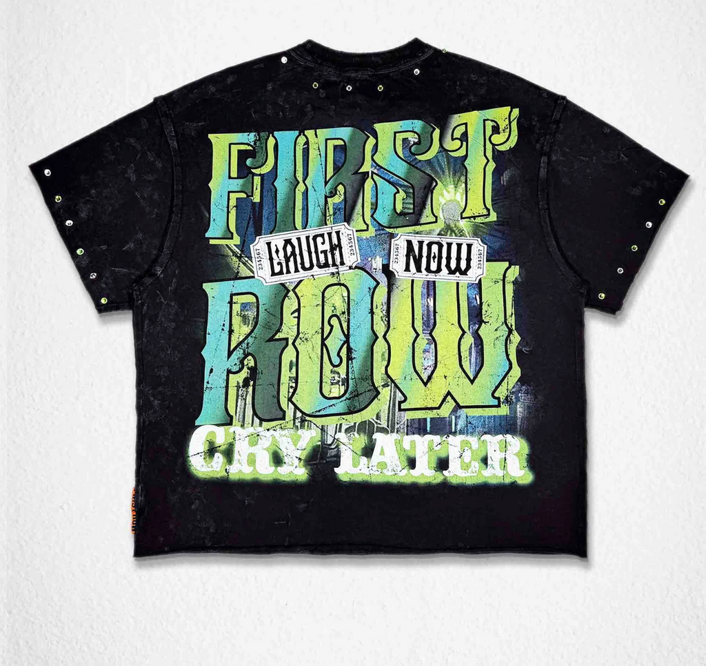 LAUGH NOW CRY LATER MIDNIGHT JOKER TEE