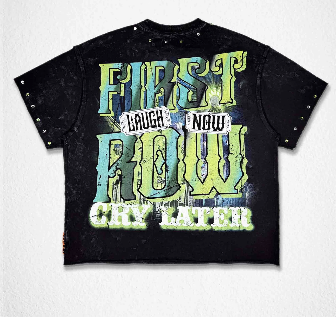 LAUGH NOW CRY LATER MIDNIGHT JOKER TEE