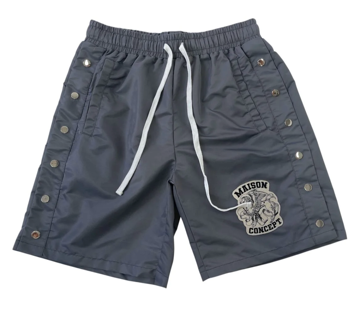 CONCEPT LA MAISON CON TOP & SHORTS 'GREY'RED'